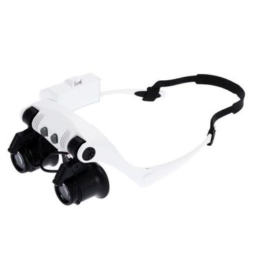 Biostyle Okuliare s lupou, LED svetlom k aplikácii 3D mihalníc