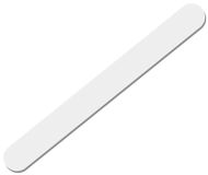 Pilník biely rovný na gél a akryl 100/180