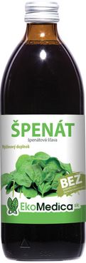 Špenát - prírodná šťava 500 ml