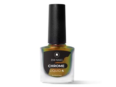 Tekutý chrómový prášok CHROME LIQUID 4, zlato zelená aurora, 8ml