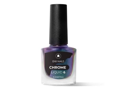 Tekutý chrómový prášok CHROME LIQUID 6, modro fialová aurora, 8ml